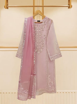 ORGANZA EMBROIDERED SUIT