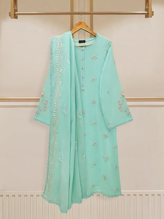 EMBROIDERED SWISS VOILE SUIT