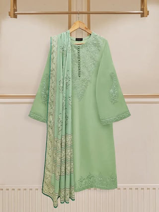 PURE EMBROIDERED LAWN SUIT