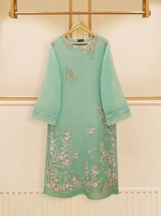 AGHANOOR 3 PIECE - PURE ORGANZA EMBROIDERED SUIT