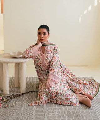 AGHANOOR 3 PIECE - DIGITAL PRINTED LAWN SUIT