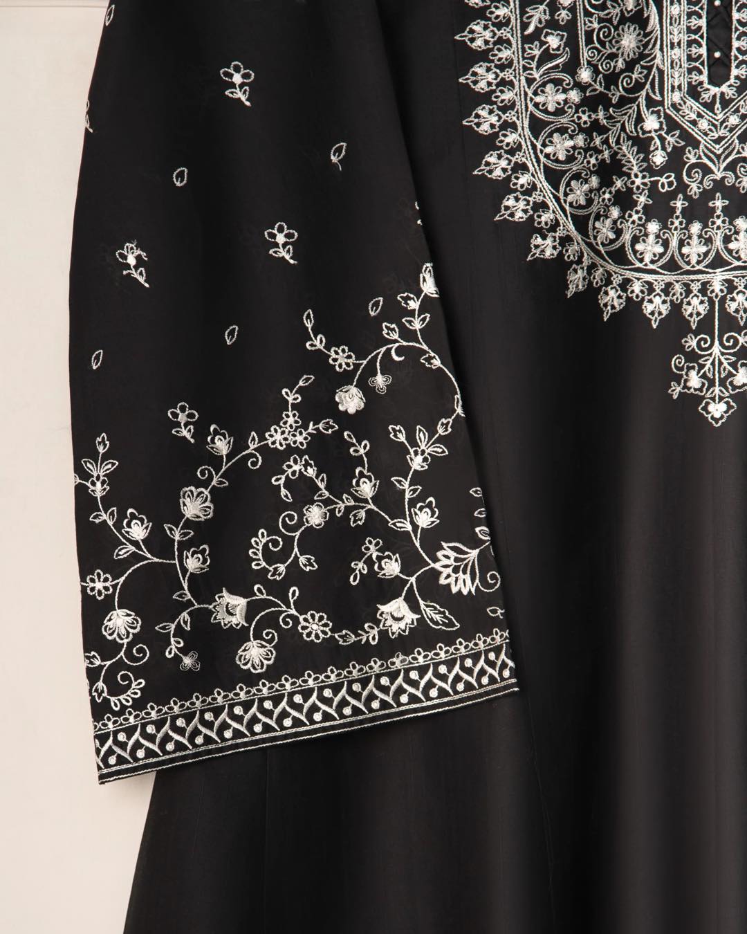 Aghanoor 2 Piece - Embroidered Jacquard Frock