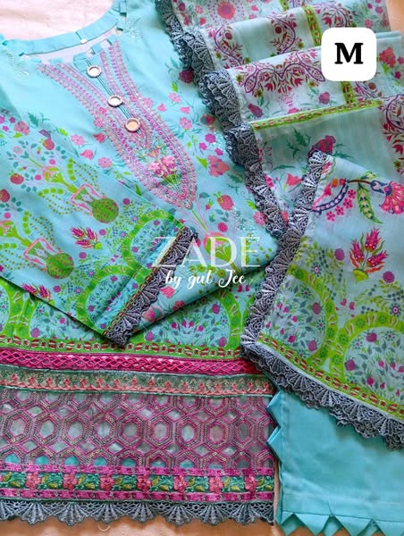 ZADE  Digital Printed VOILE LAWN