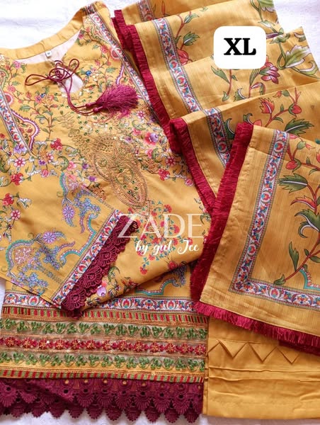 ZADE  Digital Printed VOILE LAWN