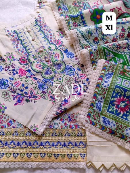 ZADE  Digital Printed VOILE LAWN