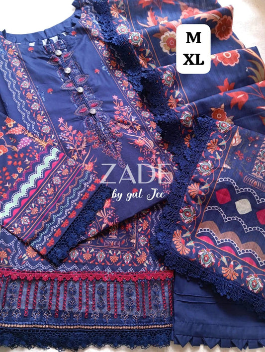 ZADE  Digital Printed VOILE LAWN