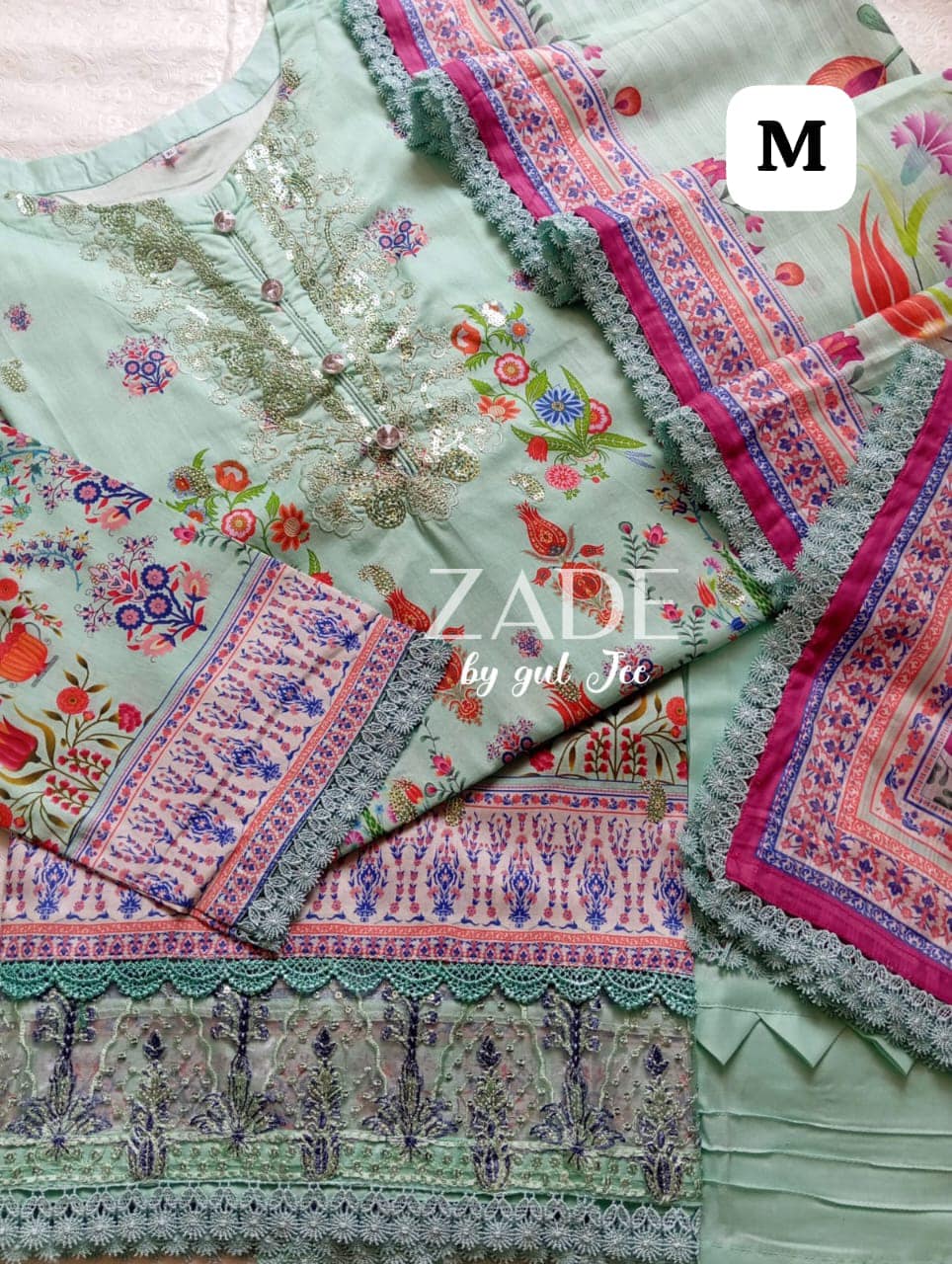 ZADE  Digital Printed VOILE LAWN