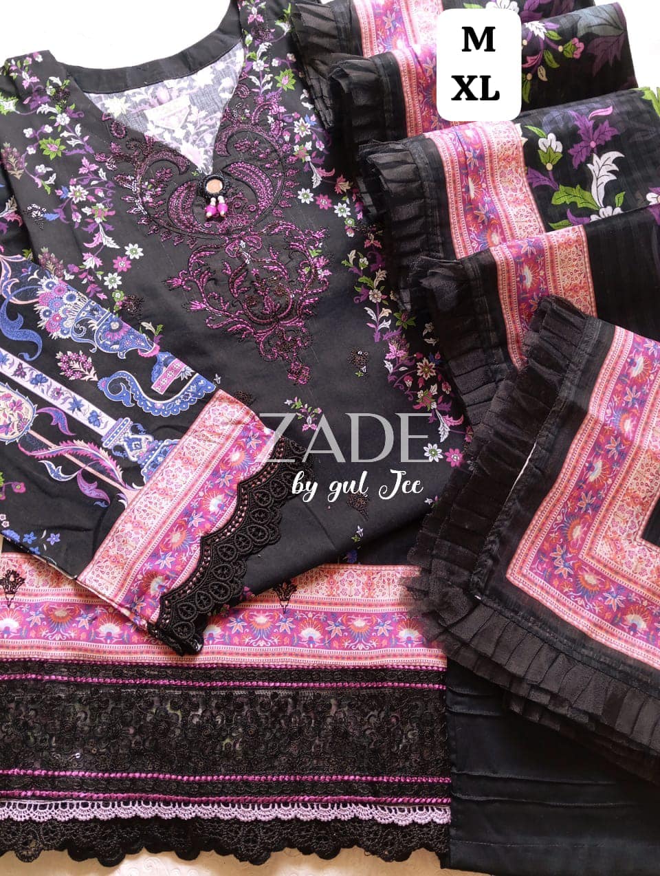 ZADE  Digital Printed VOILE LAWN