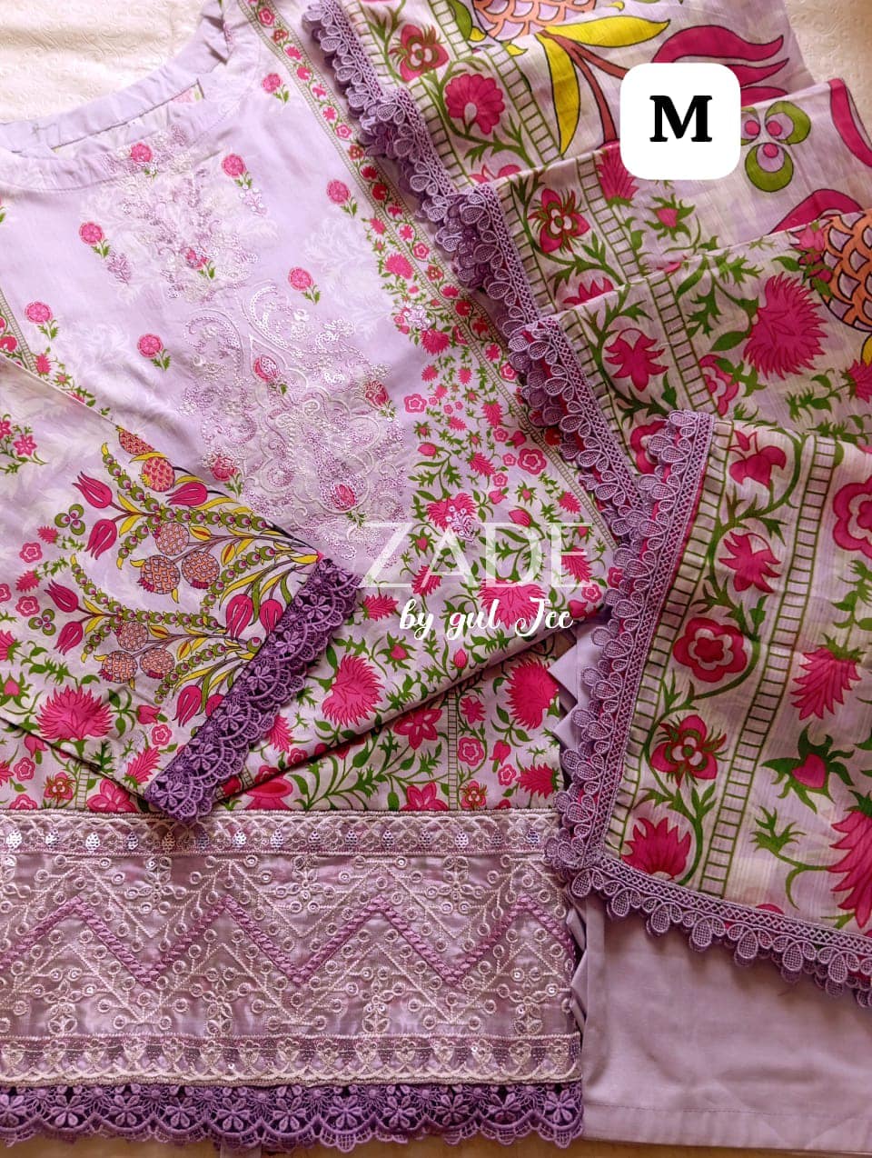 ZADE  Digital Printed VOILE LAWN