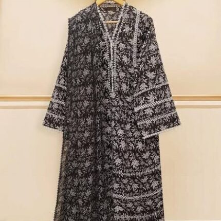 3 PIECE - DIGITAL PRINTED CAMBRIC SUIT